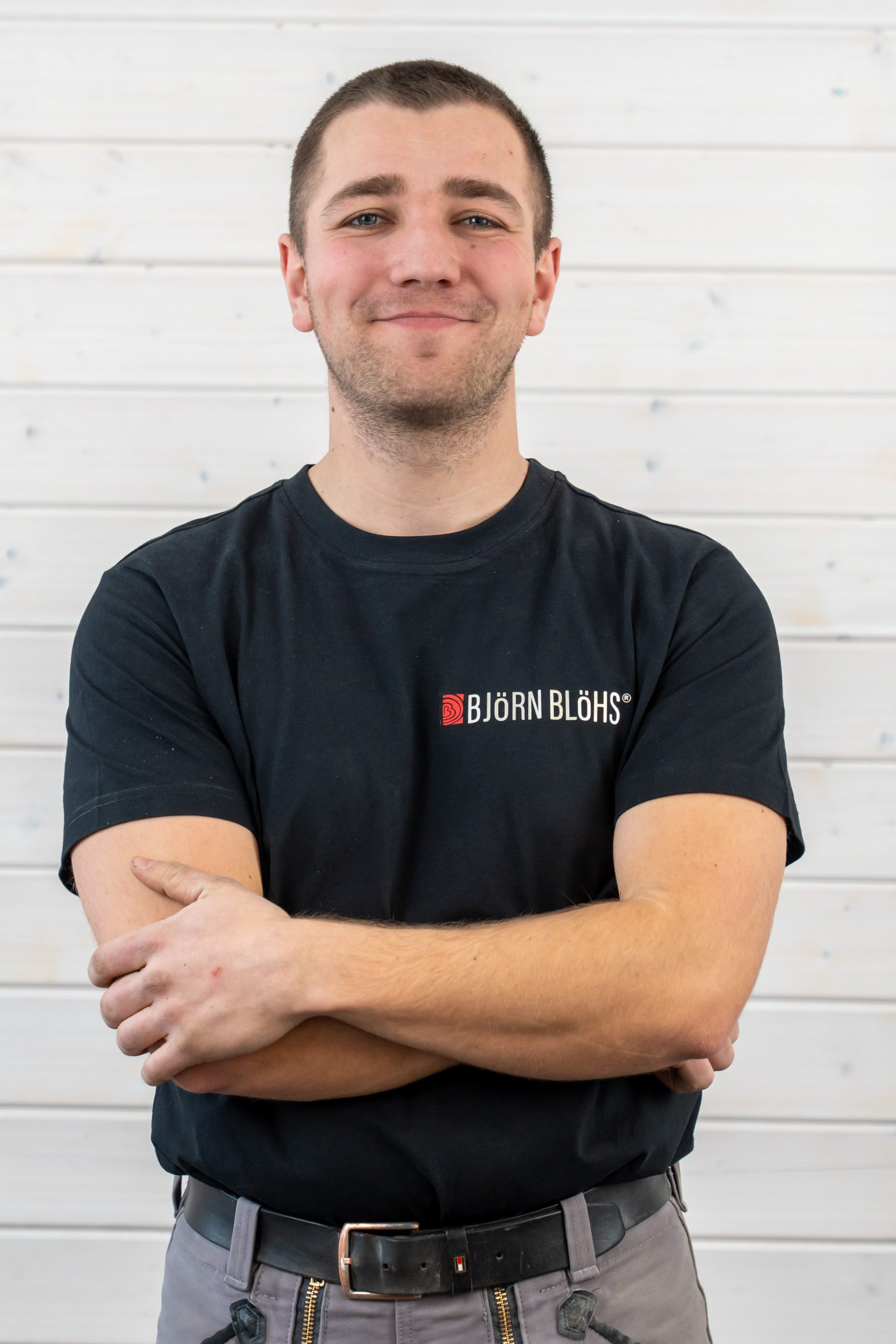 Mitarbeiterportrait von Christian Helzer Maurer bei der Firma Bjoern Bloehs aus Neustadt in Holstein